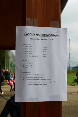 Časový harmonogram prvního ročníku – Staroměstský zvonkáč 2021